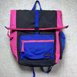 Columbia Backpack Colorblock Retro 1990's Aesthetic Nostalgia Hiking Unisex